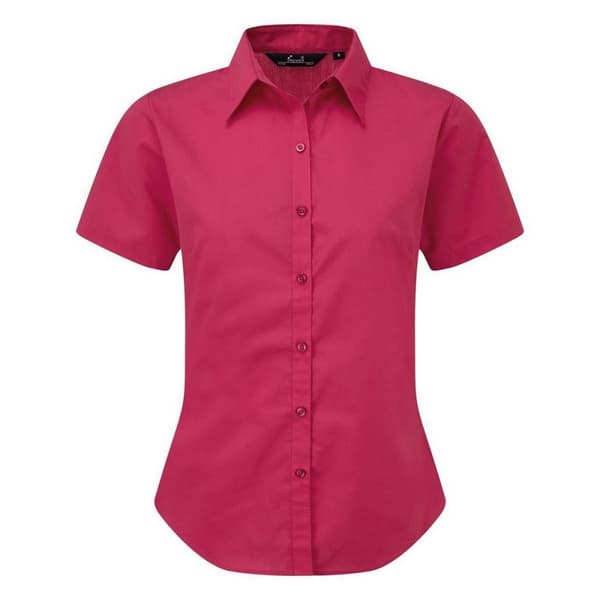 Premier Short Sleeve Poplin Blouse / Plain Work Shirt