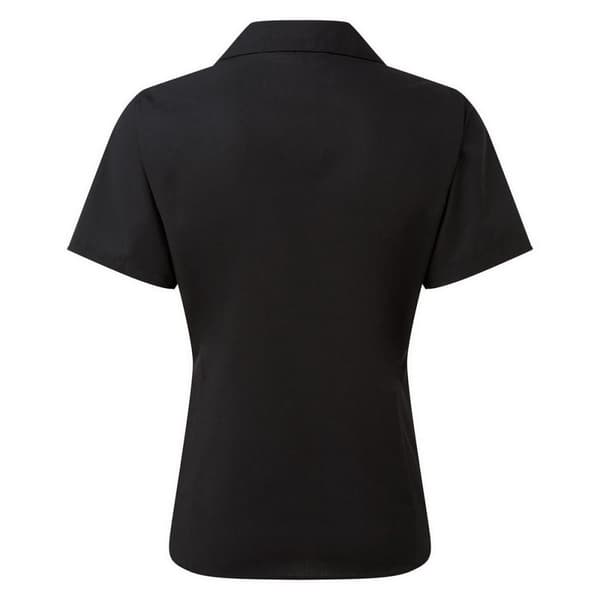 Premier Short Sleeve Poplin Blouse / Plain Work Shirt