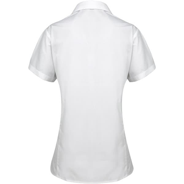 Premier Kvinnor/Damer Supreme Heavy Poplin kortärmad arbetsskjorta med kraftig poplin