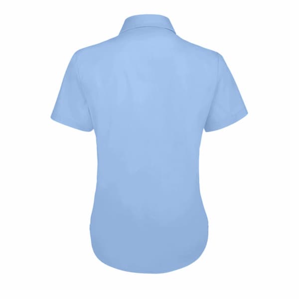 Kustom Kit Womens/Ladies Short Sleeve Tailored Poplin Shirt