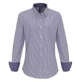 Miniatyrbild 3 av 3: Premier Kvinnor/Damer Cotton Rich Oxford Stripe Blouse