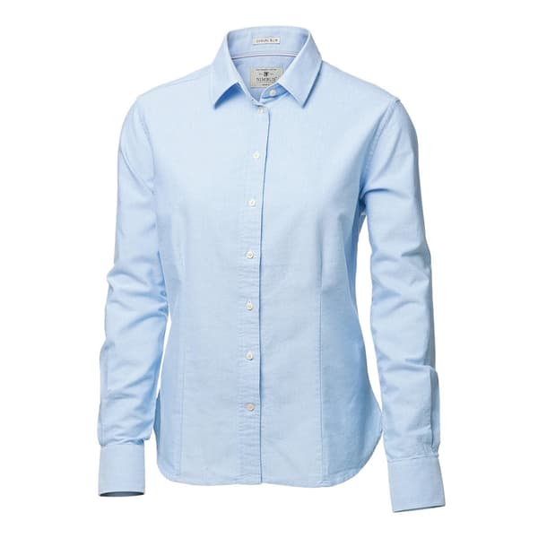 Nimbus Womens/Ladies Rochester Oxford Long Sleeve Formal Shirt Light Blue 3XL