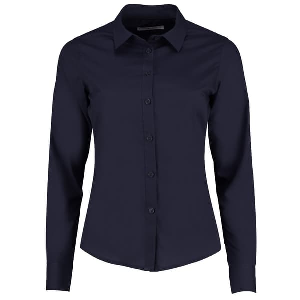 Kustom Kit Womens/Ladies Long Sleeve Poplin Shirt