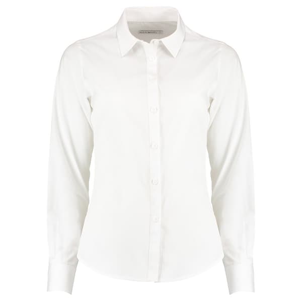 Kustom Kit Womens/Ladies Long Sleeve Poplin Shirt