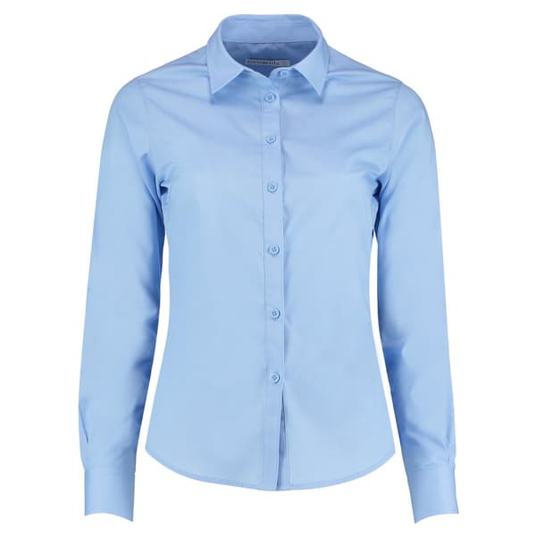 Kustom Kit Womens/Ladies Long Sleeve Poplin Shirt