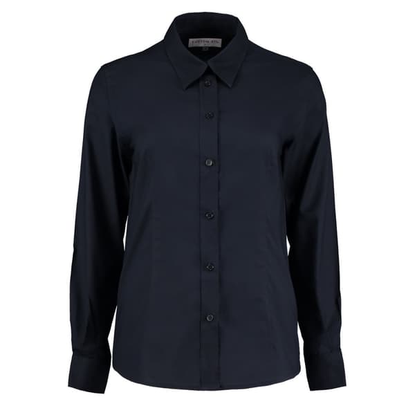 Kustom Kit Ladies Workwear Oxford långärmad skjorta