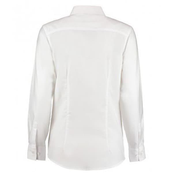 Kustom Kit Ladies Workwear Oxford Long Sleeve Shirt