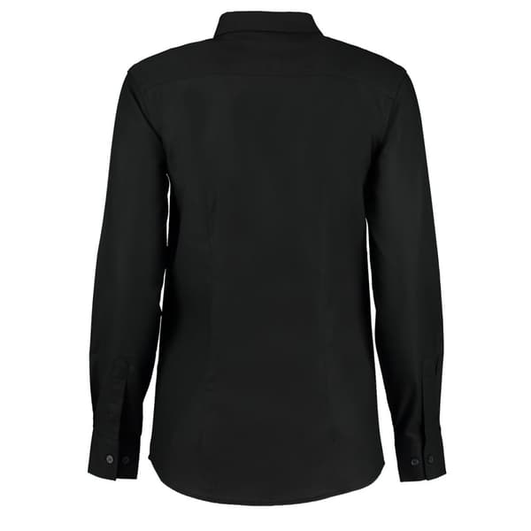 Kustom Kit Ladies Workwear Oxford Long Sleeve Shirt