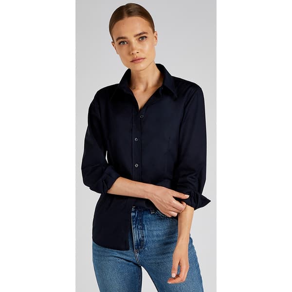Kustom Kit Ladies Workwear Oxford långärmad skjorta