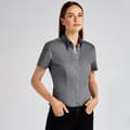 Miniatyrbilde 3 av 3: Kustom Kit Ladies Corporate Oxford Short Sleeve Shirt
