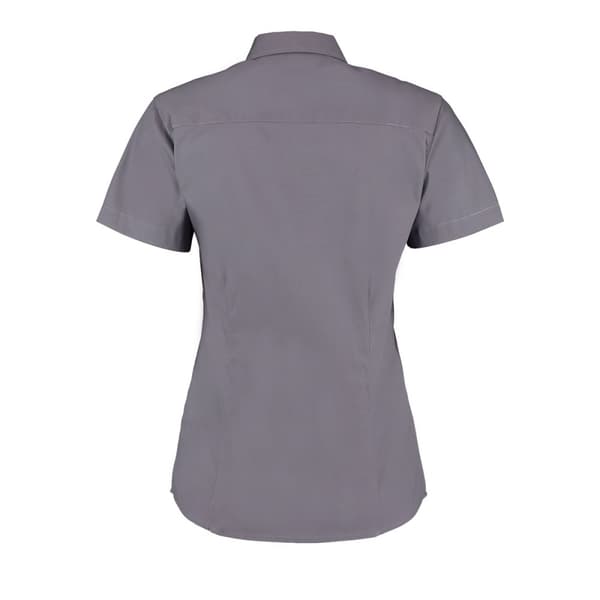 Kustom Kit Ladies Corporate Oxford Short Sleeve Shirt