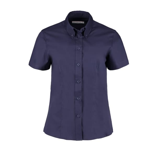 Kustom Kit Ladies Corporate Oxford Short Sleeve Shirt