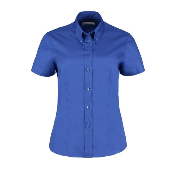 Kustom Kit Ladies Corporate Oxford Short Sleeve Shirt