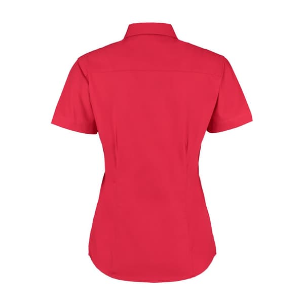 Kustom Kit Ladies Corporate Oxford Short Sleeve Shirt
