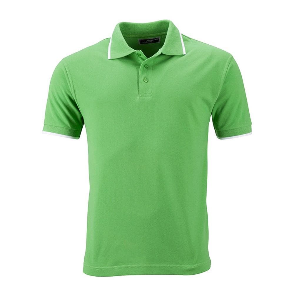 James and Nicholson Unisex Polo med tippning