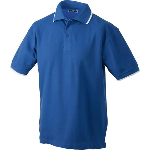 James and Nicholson Unisex Polo med tippning
