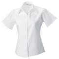 Miniatyrbild 3 av 4: Russell Collection Ladies/Womens kortärmad Ultimate Non-Iron-skjorta med kort ärm