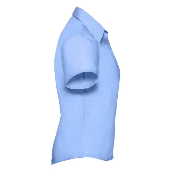 Russell Collection Ladies/Womens Short Sleeve Ultimate Non-Iron Shirt