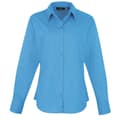 Miniatyrbillede 1 af 3: Premier Womens/Ladies Poplin Long-Sleeved Blouse
