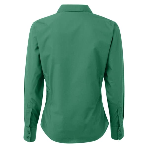 Premier Womens/Ladies Poplin Long-Sleeved Blouse