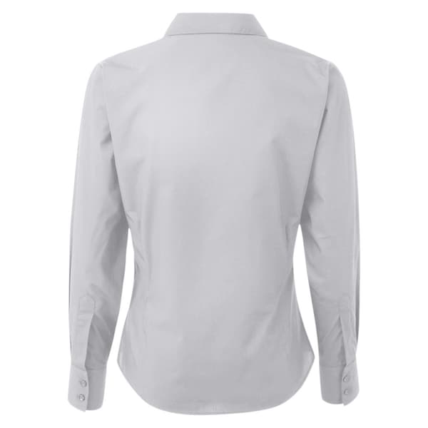 Premier Womens/Ladies Poplin Long-Sleeved Blouse