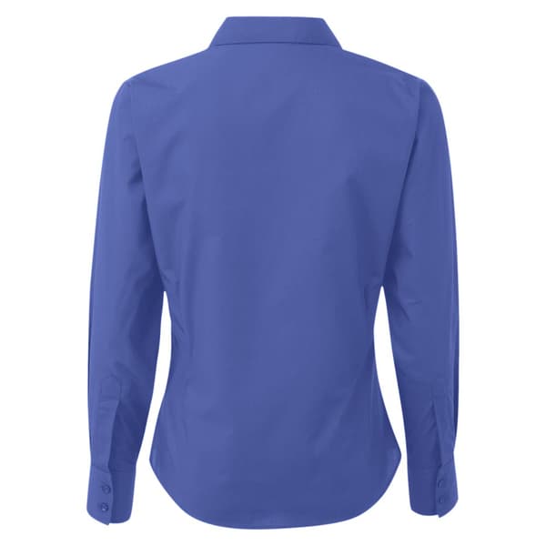 Premier Womens/Ladies Poplin Long-Sleeved Blouse