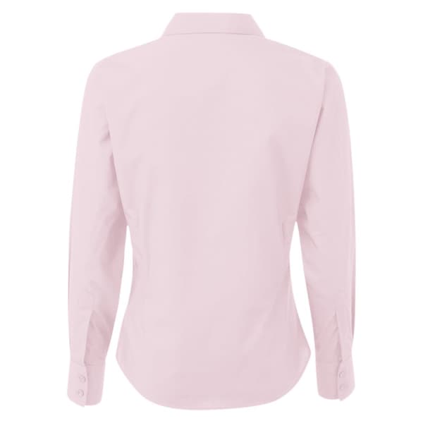 Premier Womens/Ladies Poplin Long-Sleeved Blouse