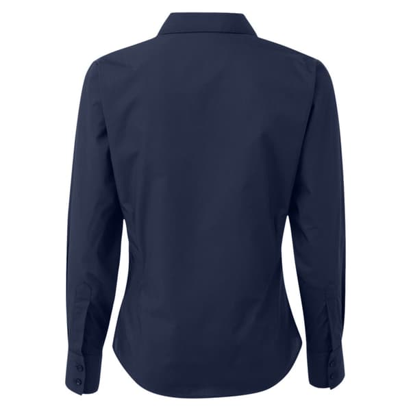 Premier Womens/Ladies Poplin Long-Sleeved Blouse