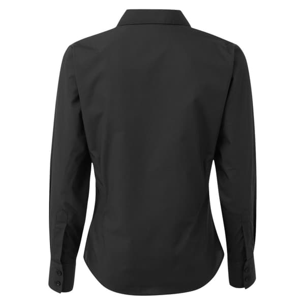 Premier Womens/Ladies Poplin Long-Sleeved Blouse