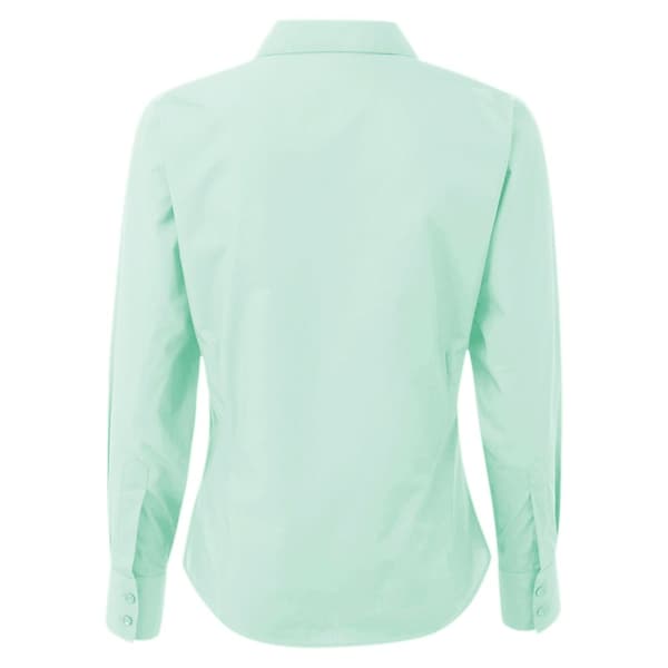 Premier Womens/Ladies Poplin Long-Sleeved Blouse
