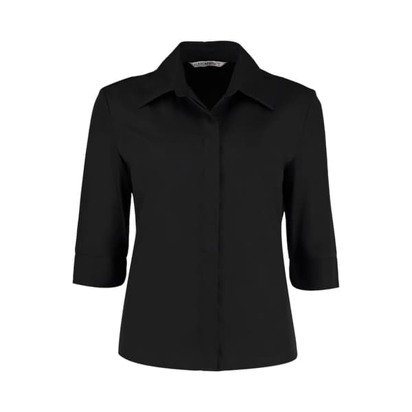 Kustom Kit Ladies Continental 3/4-långärmad blus för damer