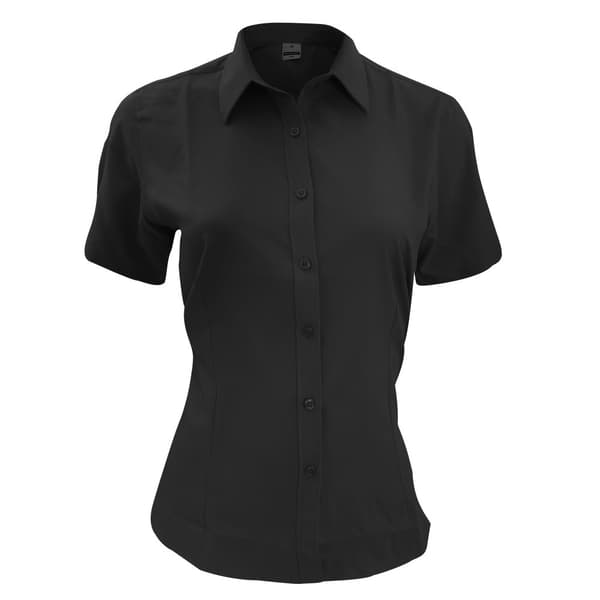 Henbury Womens/Ladies Wicking kortärmad arbetsskjorta