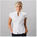 Miniatyrbilde 2 av 4: Kustom Kit Ladies Continental Blouse Mandarin Collar Cap Sleeve