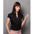 Miniatyrbilde 3 av 4: Kustom Kit Ladies Continental Blouse Mandarin Collar Cap Sleeve
