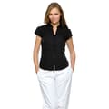 Miniatyrbilde 4 av 4: Kustom Kit Ladies Continental Blouse Mandarin Collar Cap Sleeve