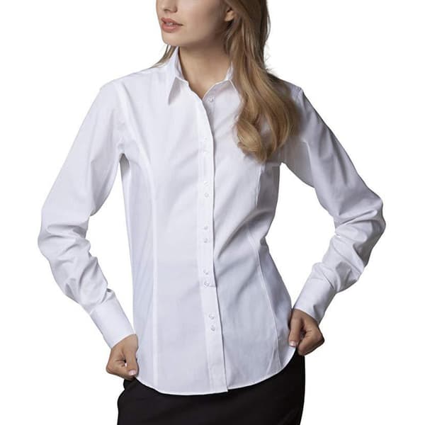 Kustom Kit Ladies City Long Sleeve Blouse