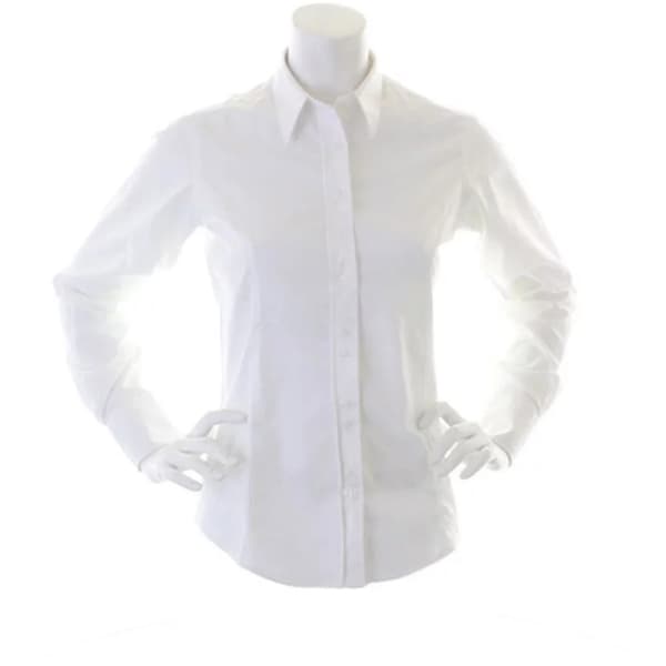 Kustom Kit Ladies City Long Sleeve Blouse