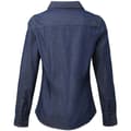 Miniatyrbilde 2 av 5: Premier Womens/Ladies Jeans Stitch Long Sleeve Denim Shirt