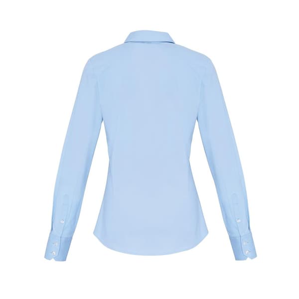 Premier Womens/Ladies Stretch Fit Poplin Long Sleeve Blouse