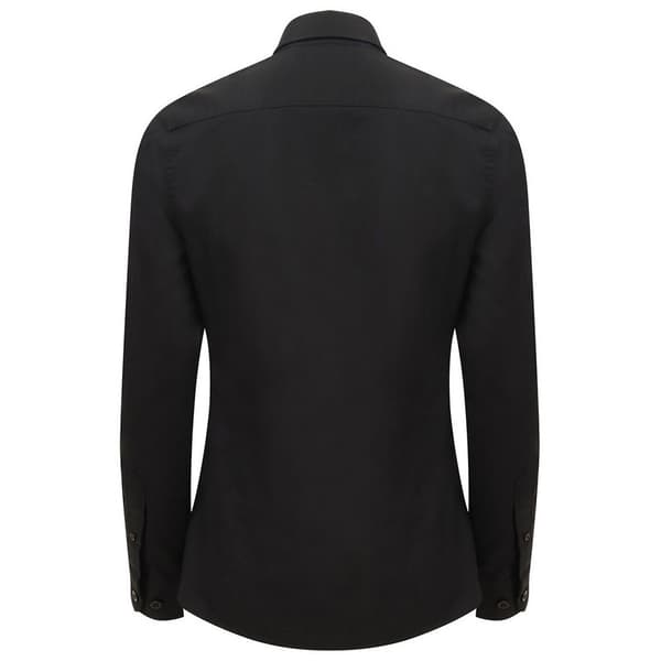Henbury Womens/Ladies Modern Long Sleeve Oxford Shirt