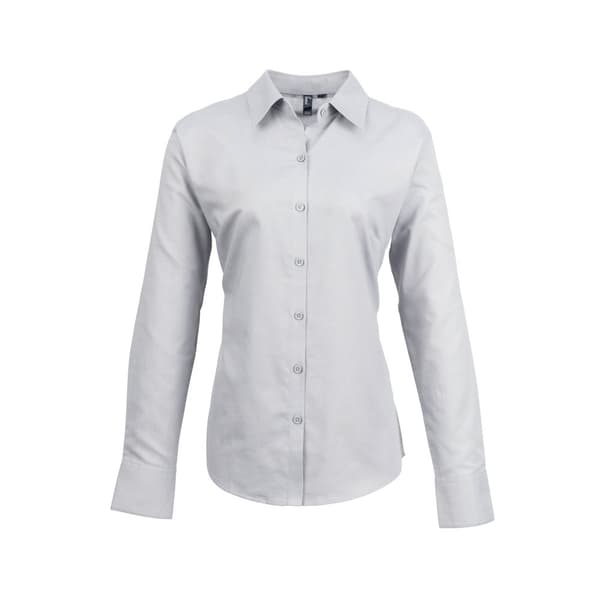 Premier Womens/Ladies Signature Oxford Long Sleeve Work Shirt