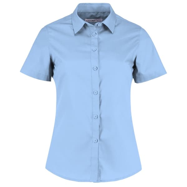 Kustom Kit Womens/Ladies Short Sleeve Poplin Shirt