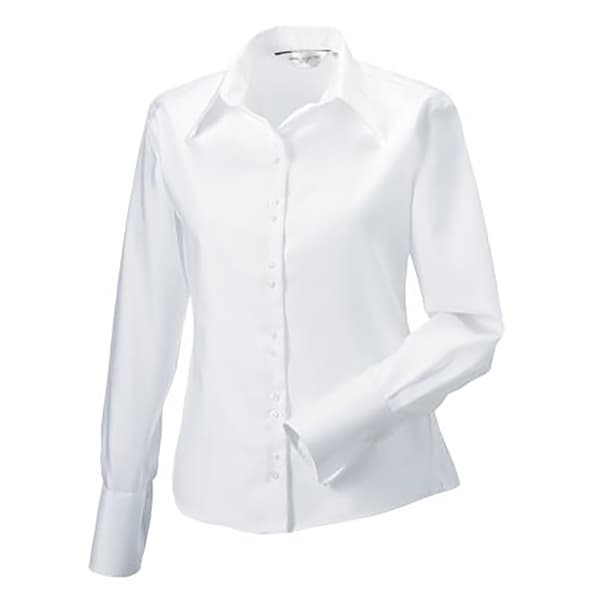 Russell Collection Ladies/Womens langærmet Ultimate Non-Iron skjorte med lange ærmer