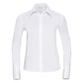 Miniatyrbillede 1 af 4: Russell Collection Ladies/Womens langærmet Ultimate Non-Iron skjorte med lange ærmer