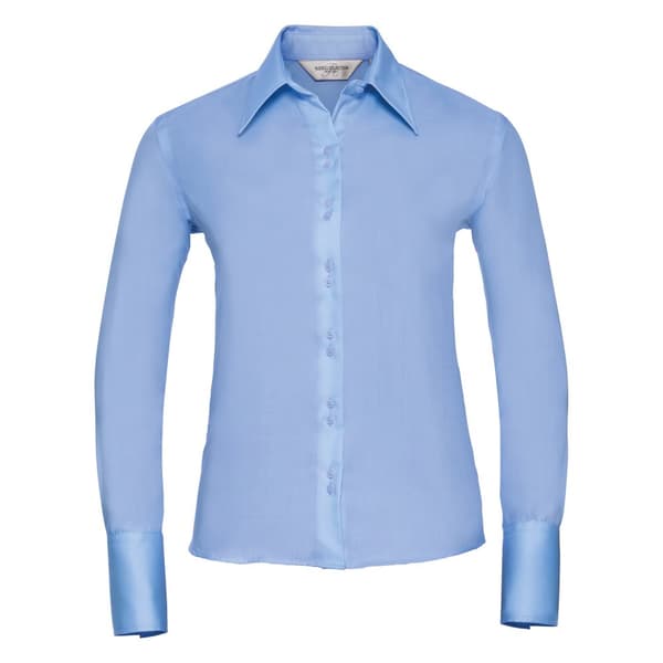 Russell Collection Ladies/Womens langærmet Ultimate Non-Iron skjorte med lange ærmer
