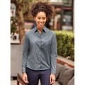 Miniatyrbilde 4 av 4: Russell Collection Ladies/Womens Long Sleeve Shirt