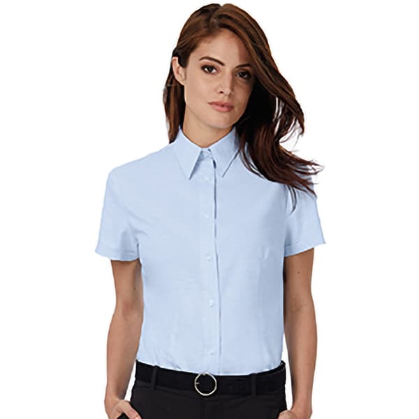 B&C Ladies Oxford Short Sleeve Shirt / Ladies Shirts