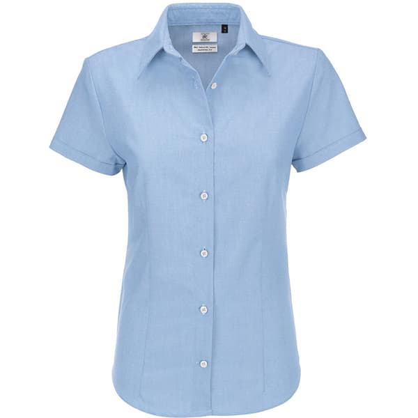 B&C Ladies Oxford Short Sleeve Shirt / Ladies Shirts