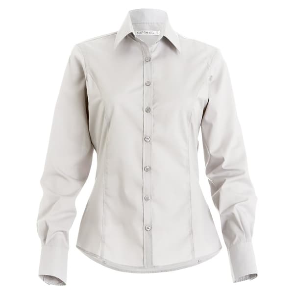 Kustom Kit Womens/Ladies Long Sleeve Business/Work Shirt White 18