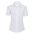 Miniatyrbilde 1 av 5: Russell Collection Ladies/Womens Short Sleeve Easy Care Oxford Shirt